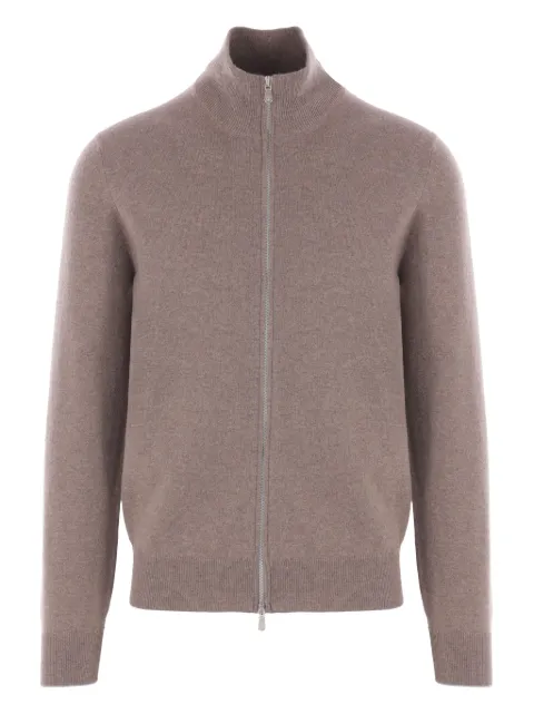 Brunello Cucinelli high-neck zip-front cardigan