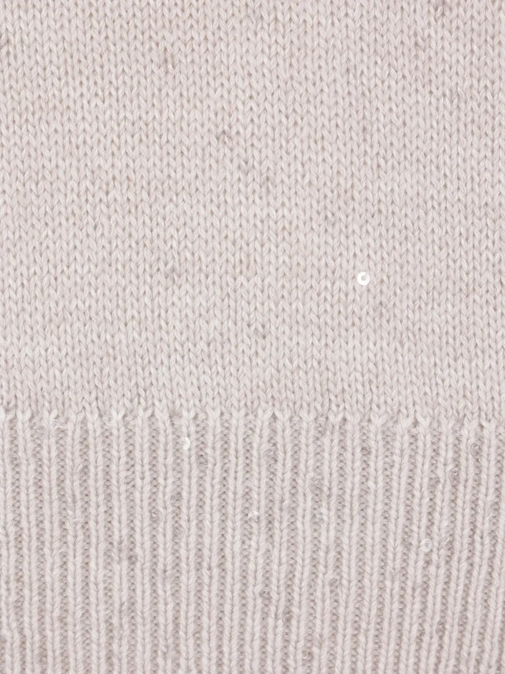 Brunello Cucinelli sequin-embellished raglan-sleeve sweat Beige