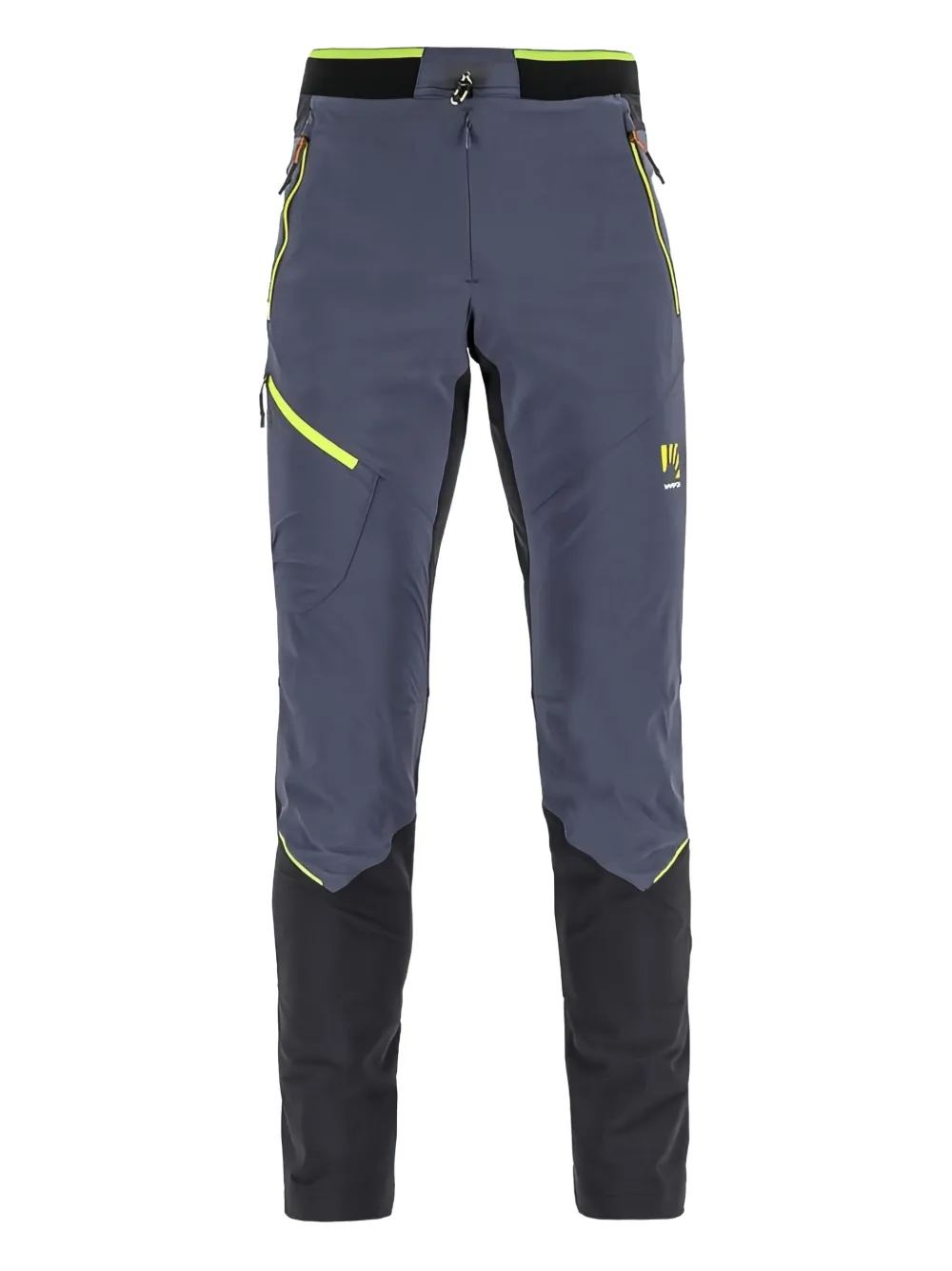 KARPOS contrast-panel pants | Black | Image 1