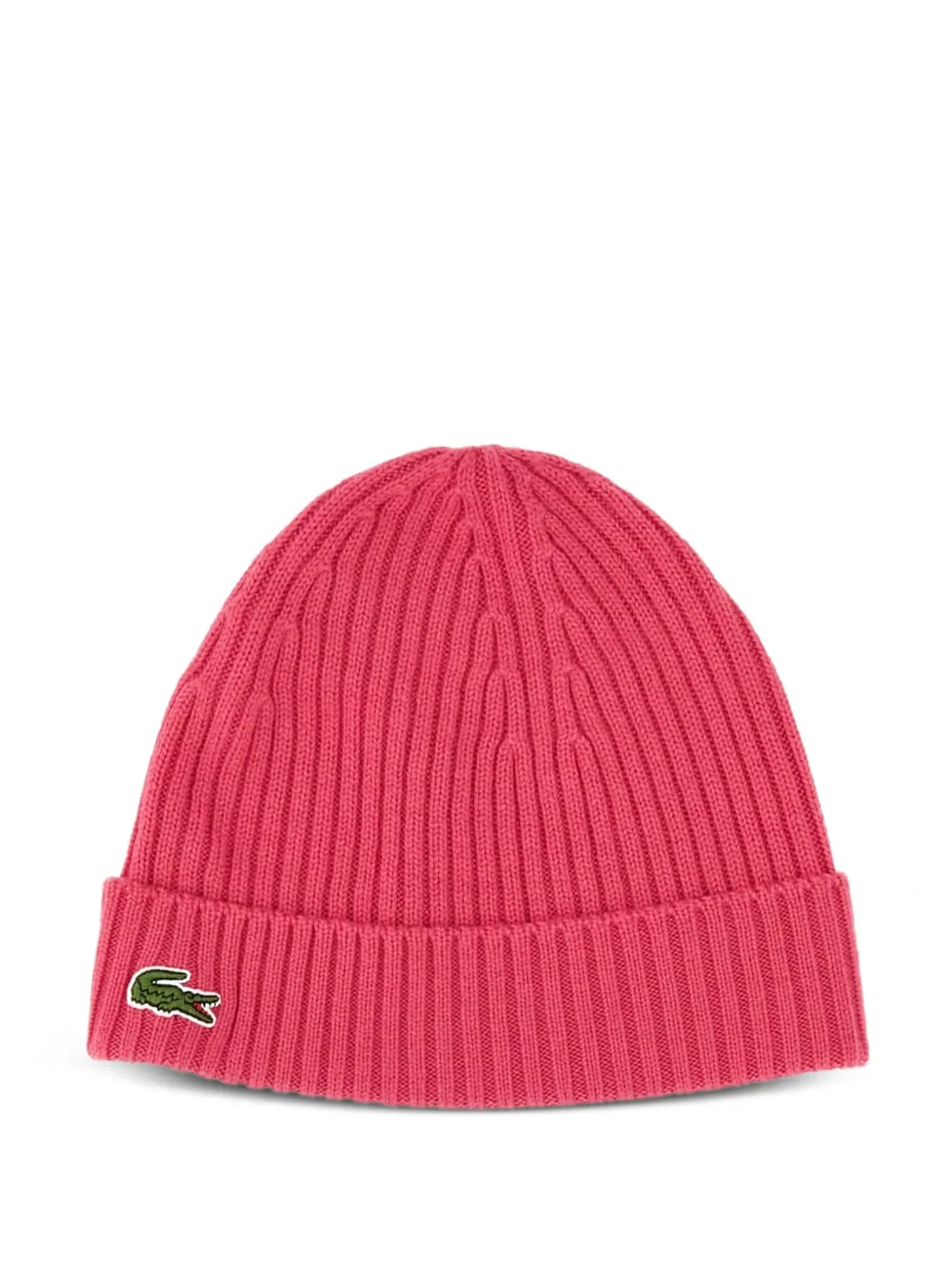 Lacoste Ribgebreide muts Roze