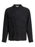Alex Mill multi-pocket linen shirt jacket - Black