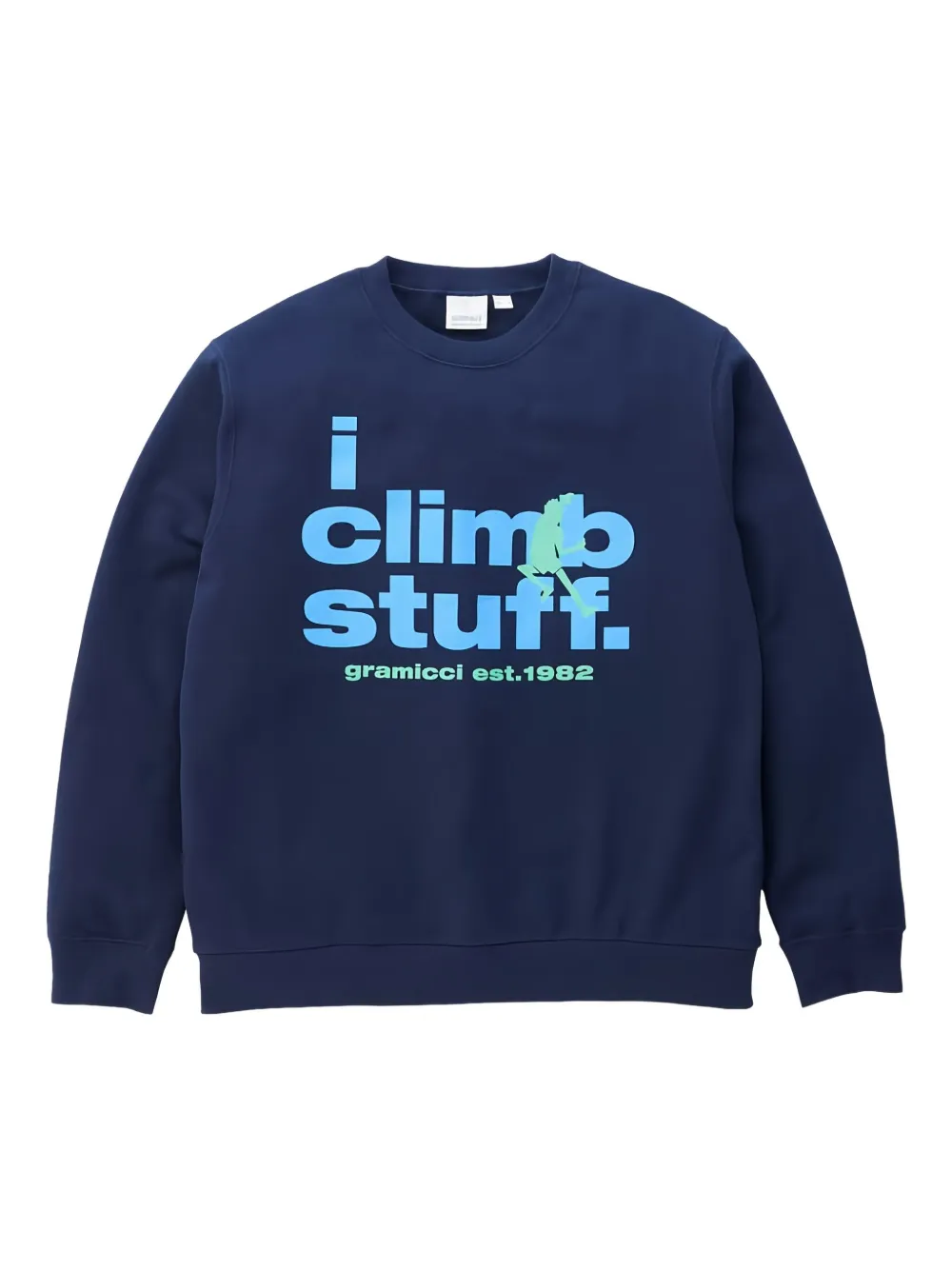Gramicci graphic-print sweatshirt | Blue | Image 1