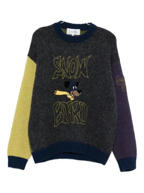 JC de Castelbajac Pre-Owned pull à broderies (années 1980)