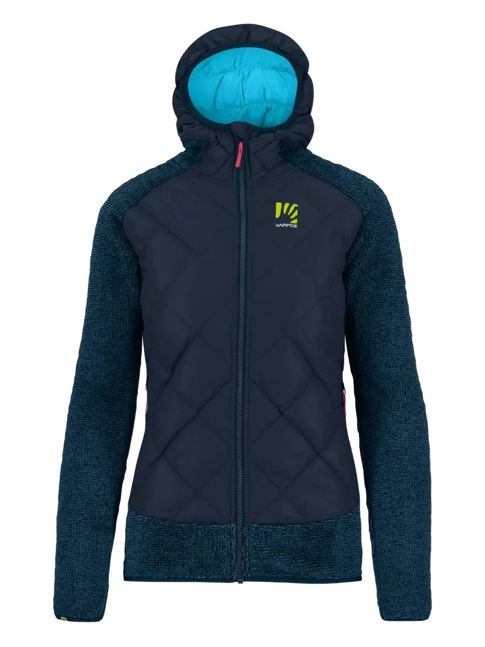 KARPOS quilted hooded jacket | Blue | Image 1