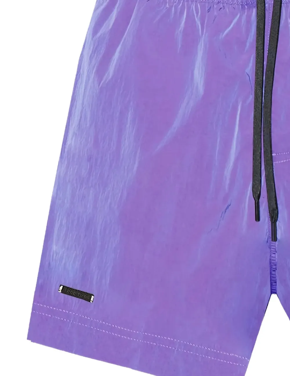 TRUE TRIBE Bermuda de praia com ajuste no cós por cordão | Roxo | Image 1