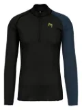 KARPOS raglan-sleeve zip-neck top - Black