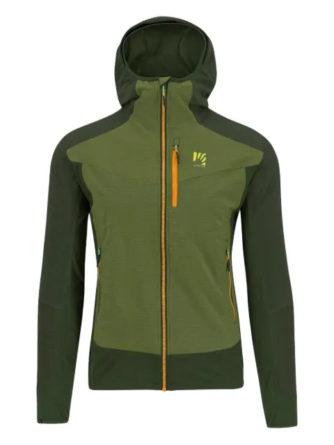 KARPOS hooded textured-panel jacket