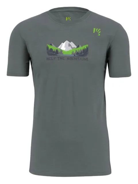 KARPOS mountain-graphic T-shirt