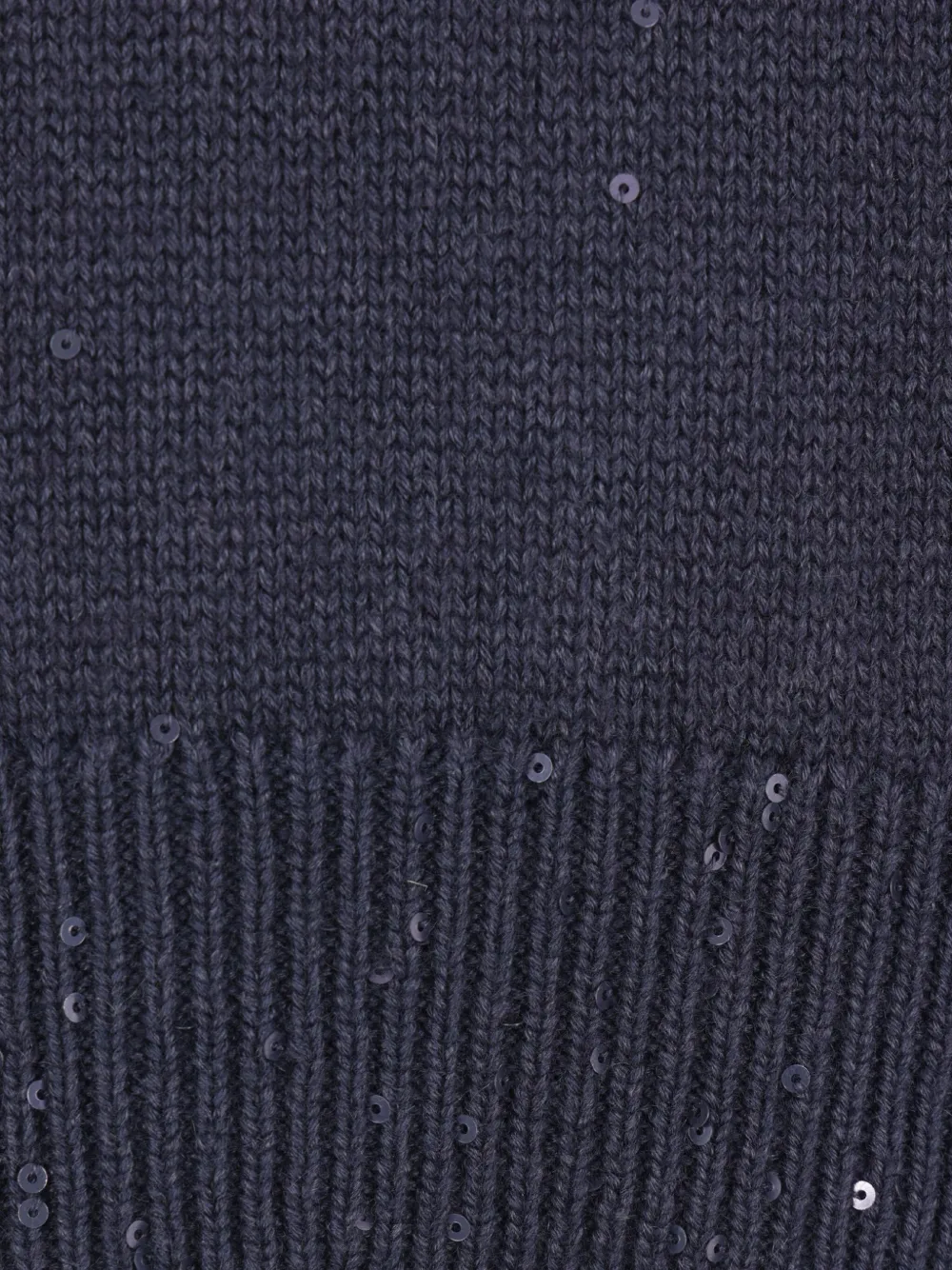 Brunello Cucinelli sequin-embellished sweater Blauw