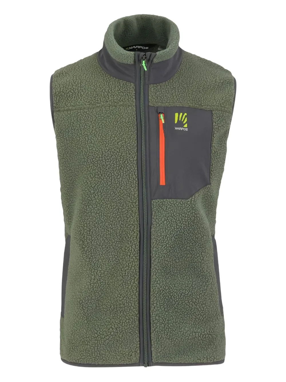 zip-up gilet