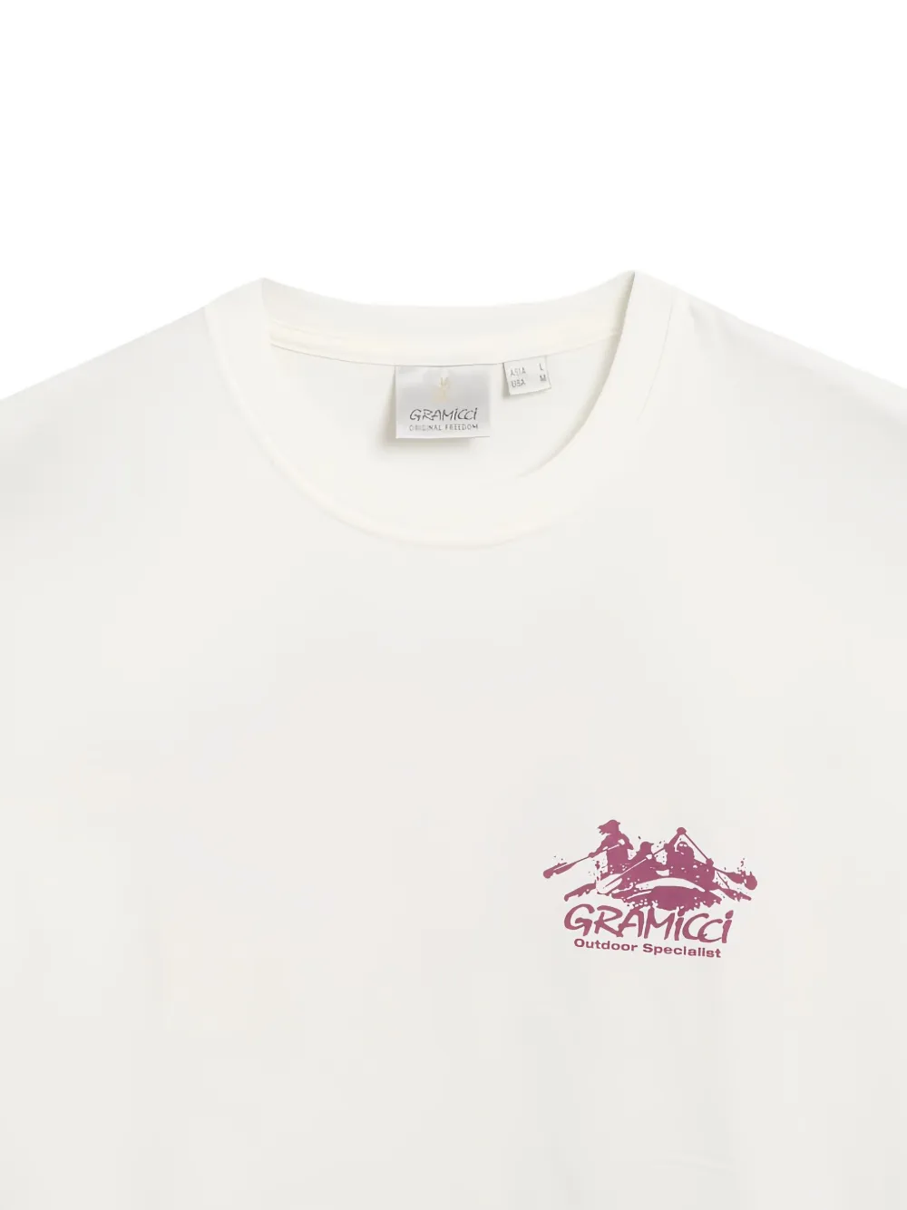 Gramicci T-shirt met logoprint Beige