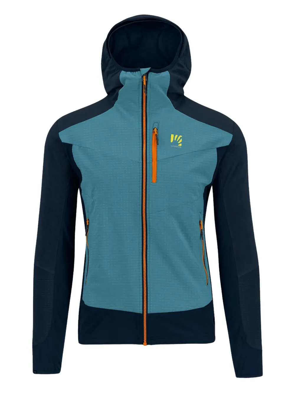 KARPOS Lede hooded panelled jacket | Blue | Image 1