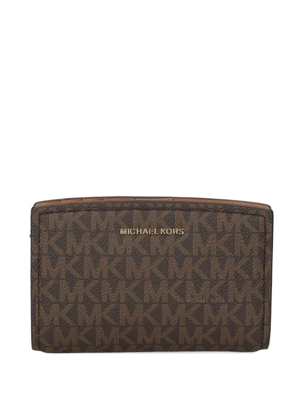 Michael Kors small Laila monogram-pattern tote bag Beige