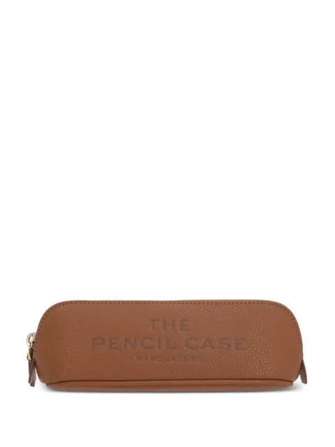 Marc Jacobs embossed leather pencil case