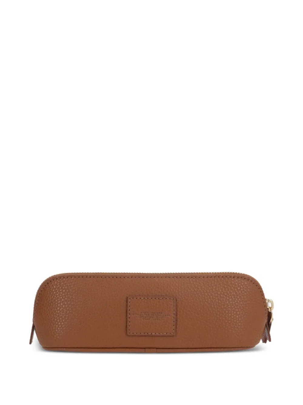 Marc Jacobs Leren etui met reliëf - Bruin