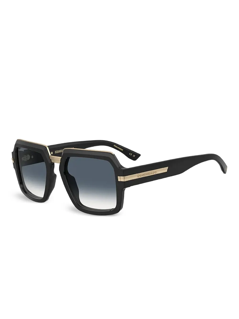 DSQUARED2 EYEWEAR Zonnebril met vierkant montuur Zwart