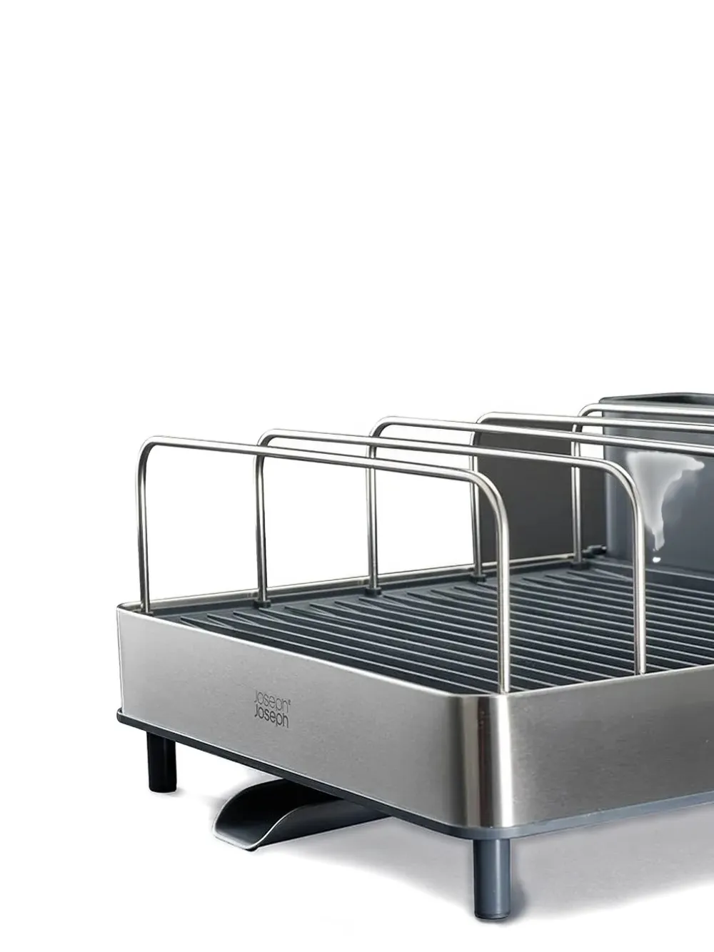Joseph Joseph Cutlery-draining Dish Rack In Metallic