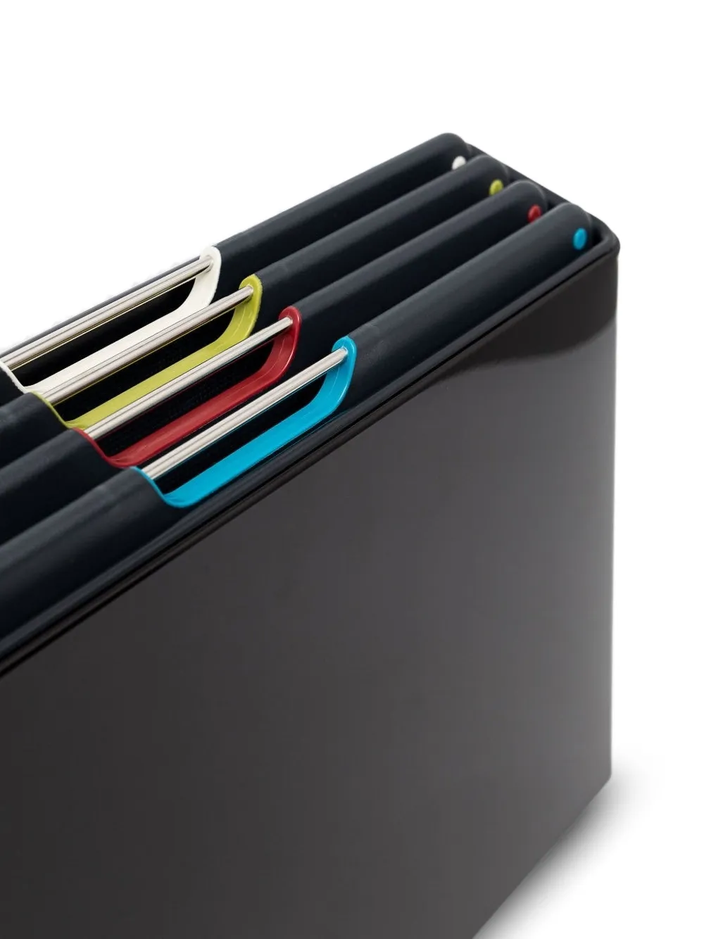 Joseph Joseph Folio™ Chopping-boards (set Of Four) In Black