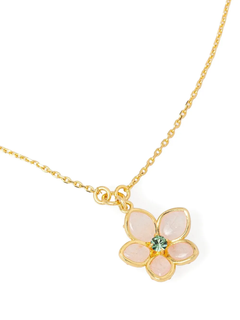 Kate Spade Pastel Petals pendant necklace - Goud