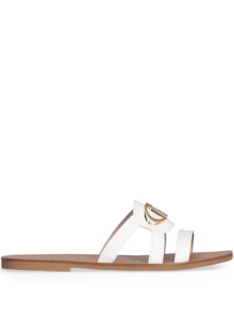 LIU JO logo-plaque strap sandals