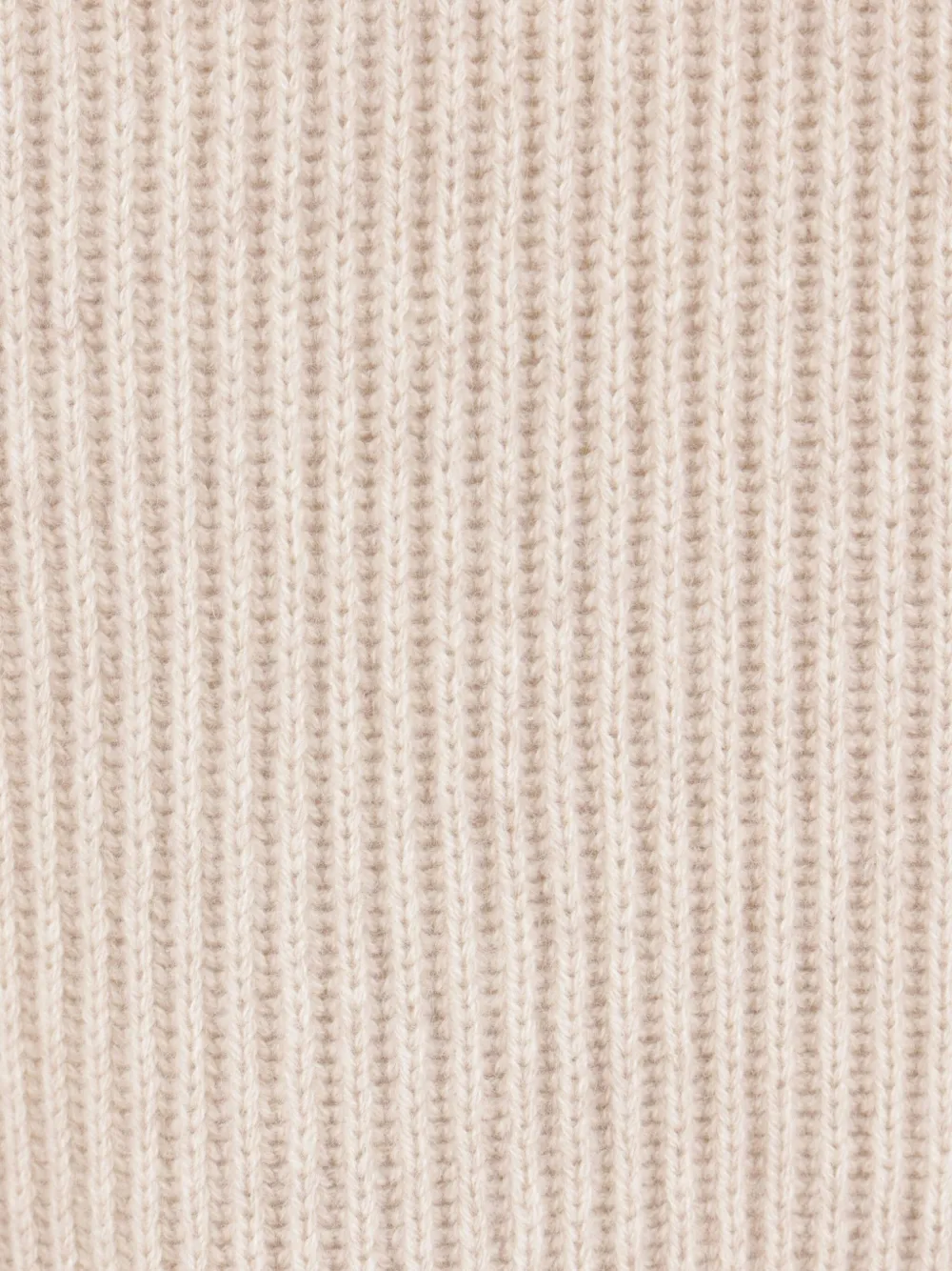 Brunello Cucinelli Geribbelde trui met verfraaide cuffs Beige