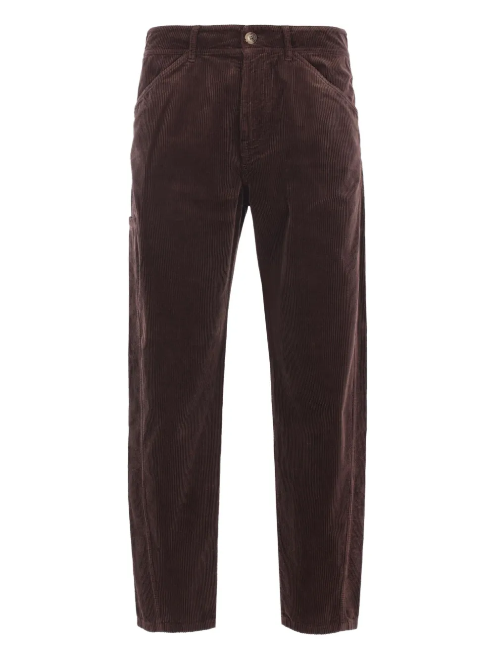 Brunello Cucinelli corduroy straight-leg trousers | Brown | Image 1
