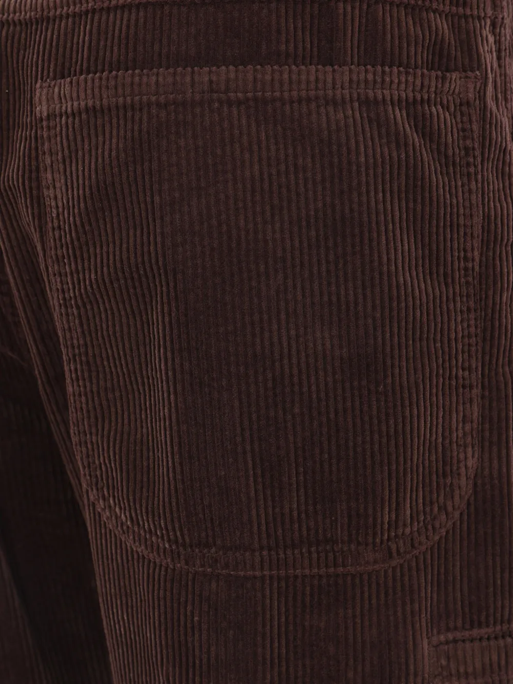 Brunello Cucinelli Ribfluwelen straight broek Bruin