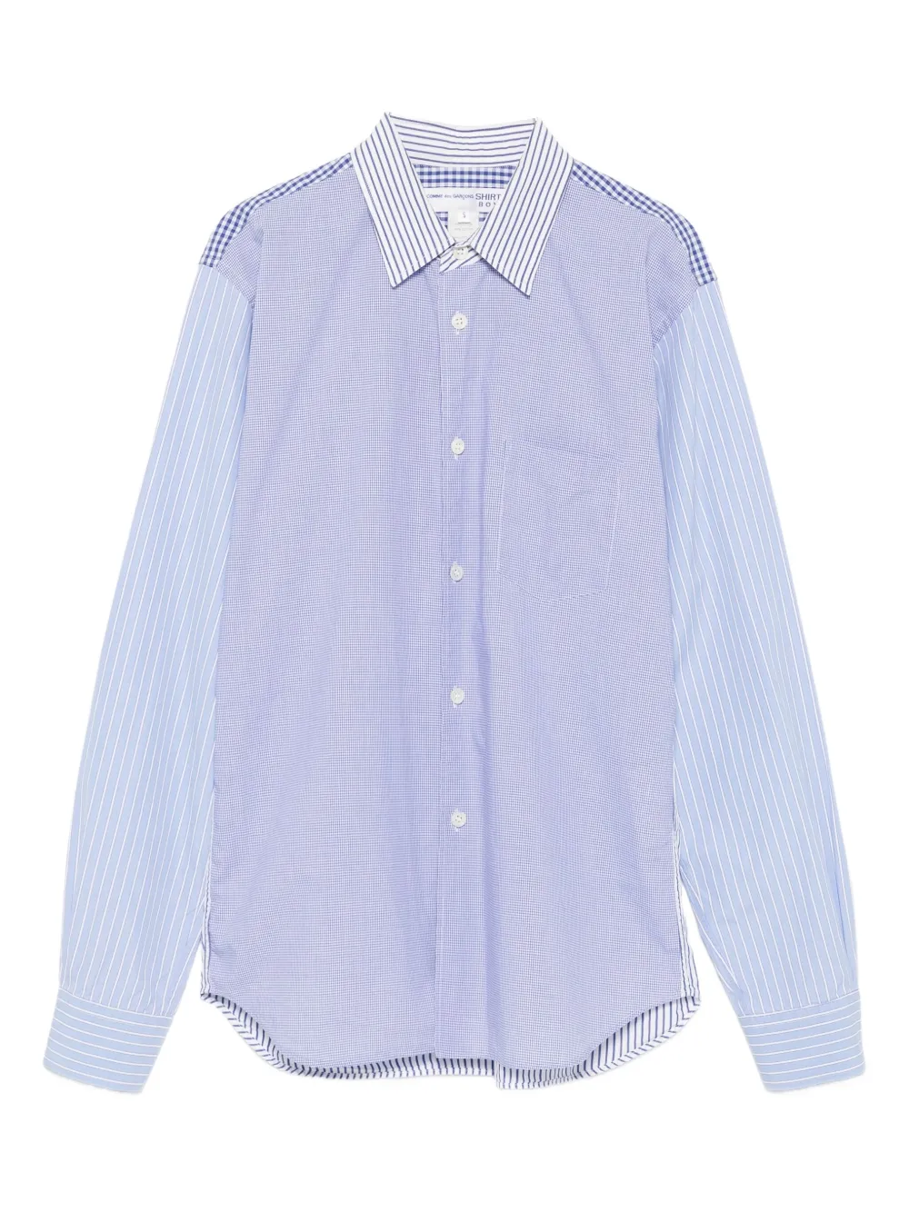 Comme Des Garçons Shirt 2010s striped shirt | Blue | Image 1