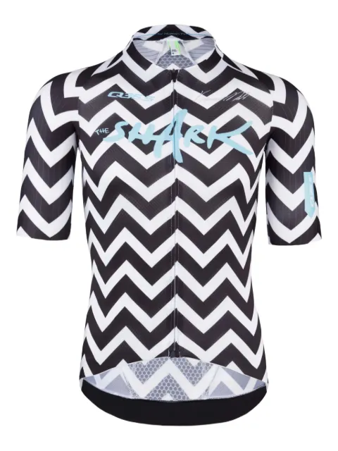 Q36.5 chevron-pattern cycling vest