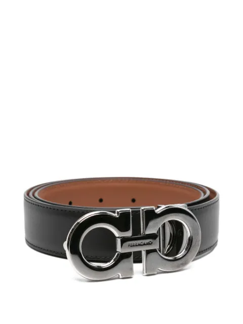 Ferragamo Gancini buckle leather belt