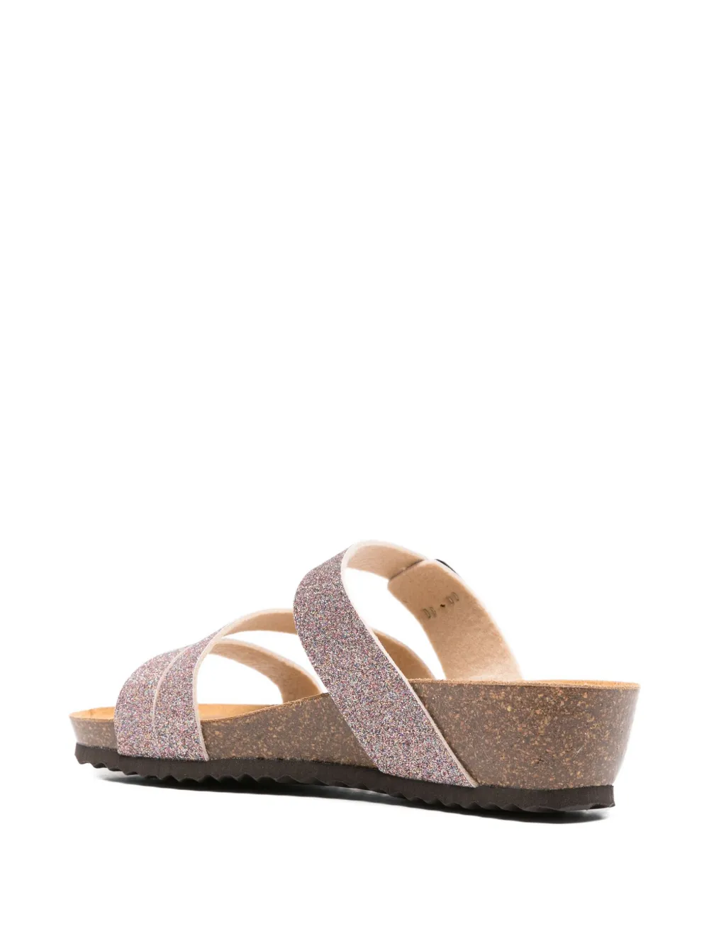 Geox New Sthellae glittered buckle sandals Pink