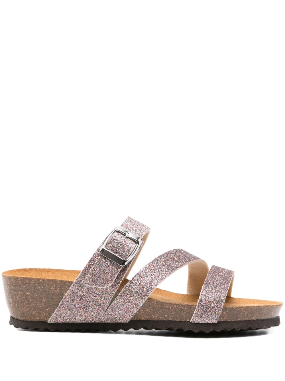 Geox New Sthellae glittered buckle sandals Pink
