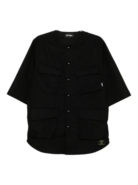PEACE AND AFTER short-sleeves cotton shirt 