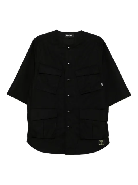 PEACE AND AFTER short-sleeves cotton shirt 