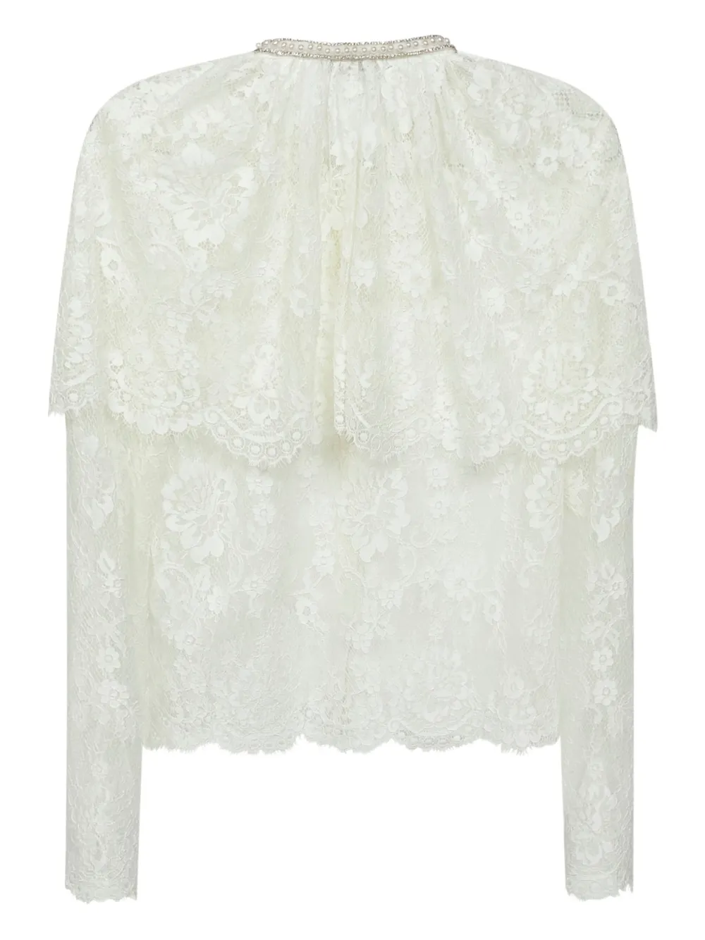 Self-Portrait lace top - Wit