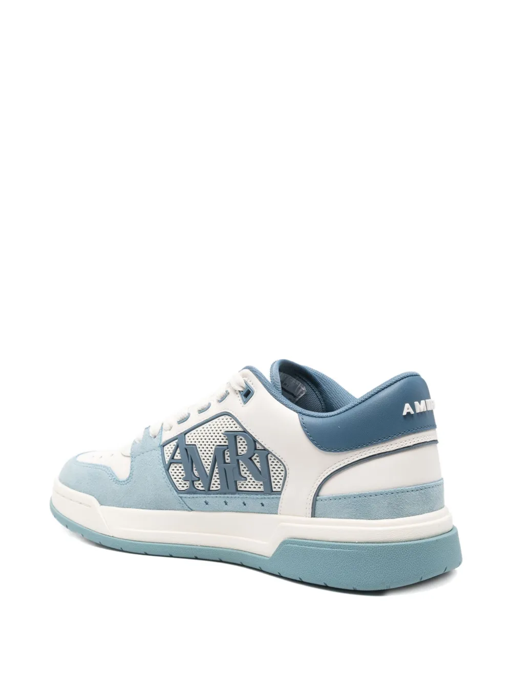 AMIRI logo-detail leather low-top sneakers White