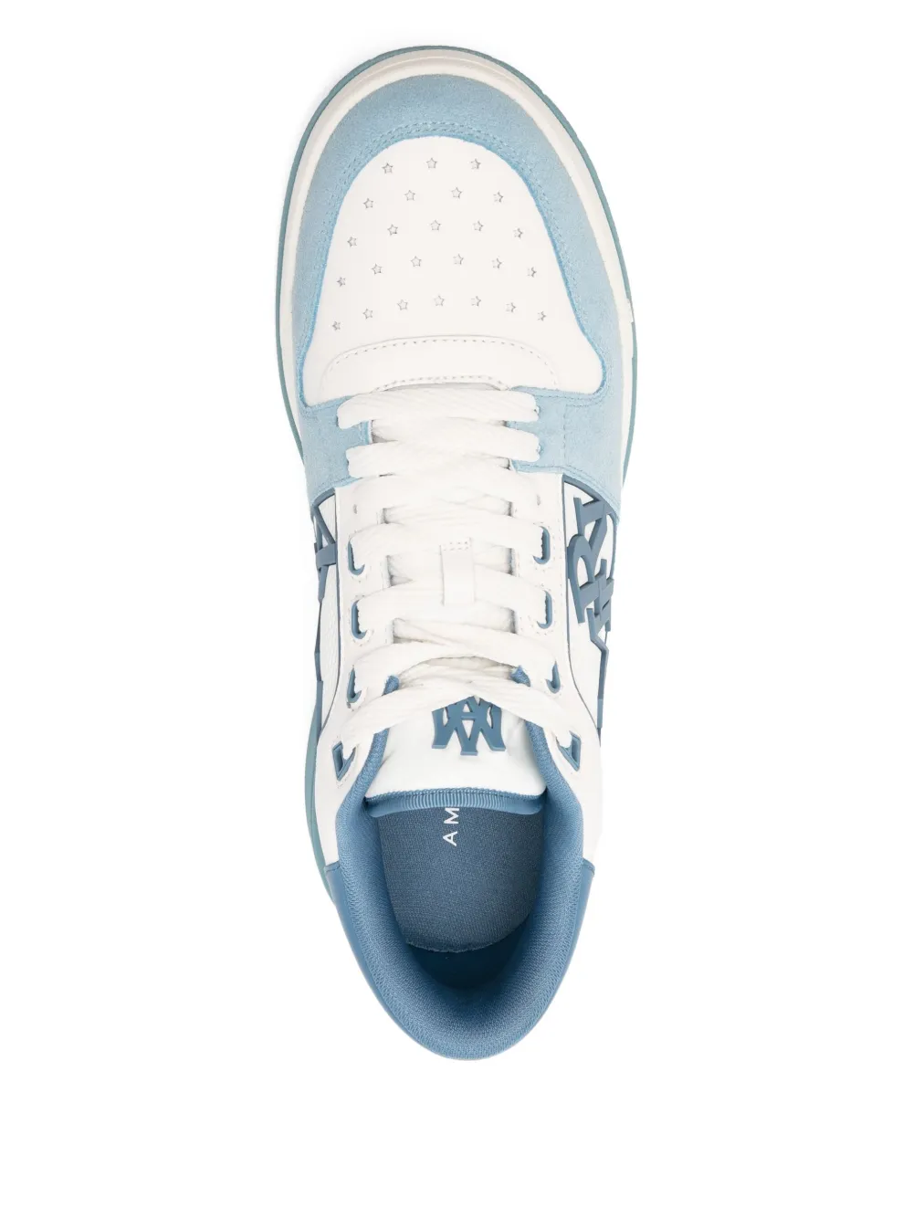 AMIRI logo-detail leather low-top sneakers White