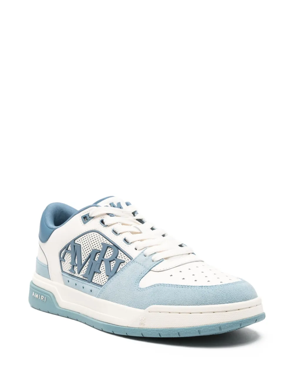 AMIRI logo-detail leather low-top sneakers White