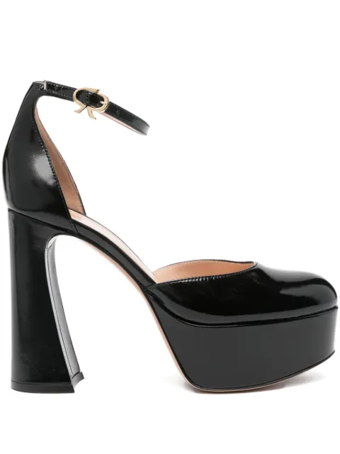 Gianvito Rossi 120mm platform ankle-strap heeled pumps
