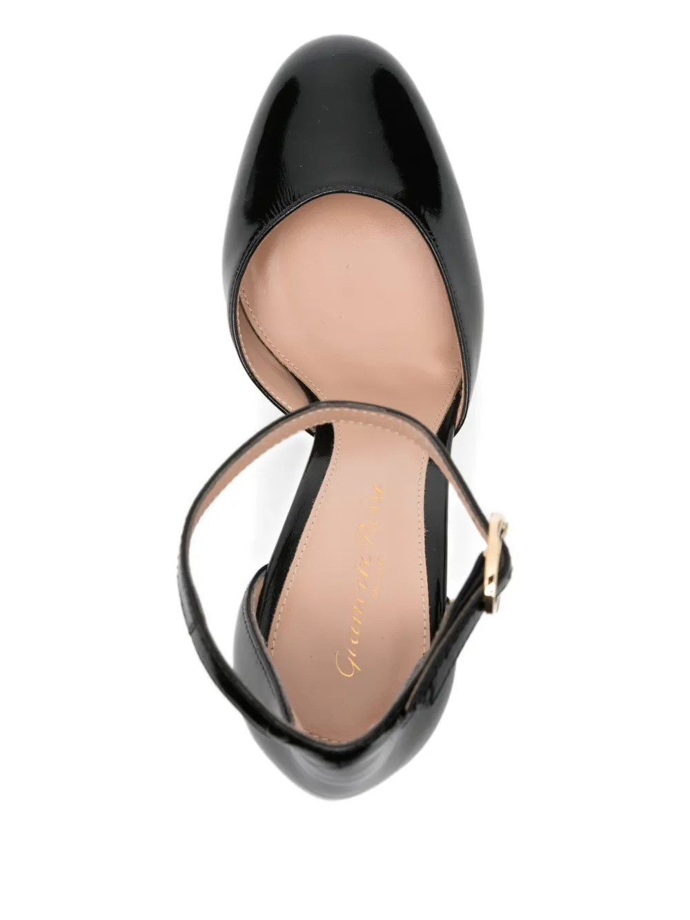 Gianvito Rossi 120mm platform ankle-strap heeled pumps Zwart