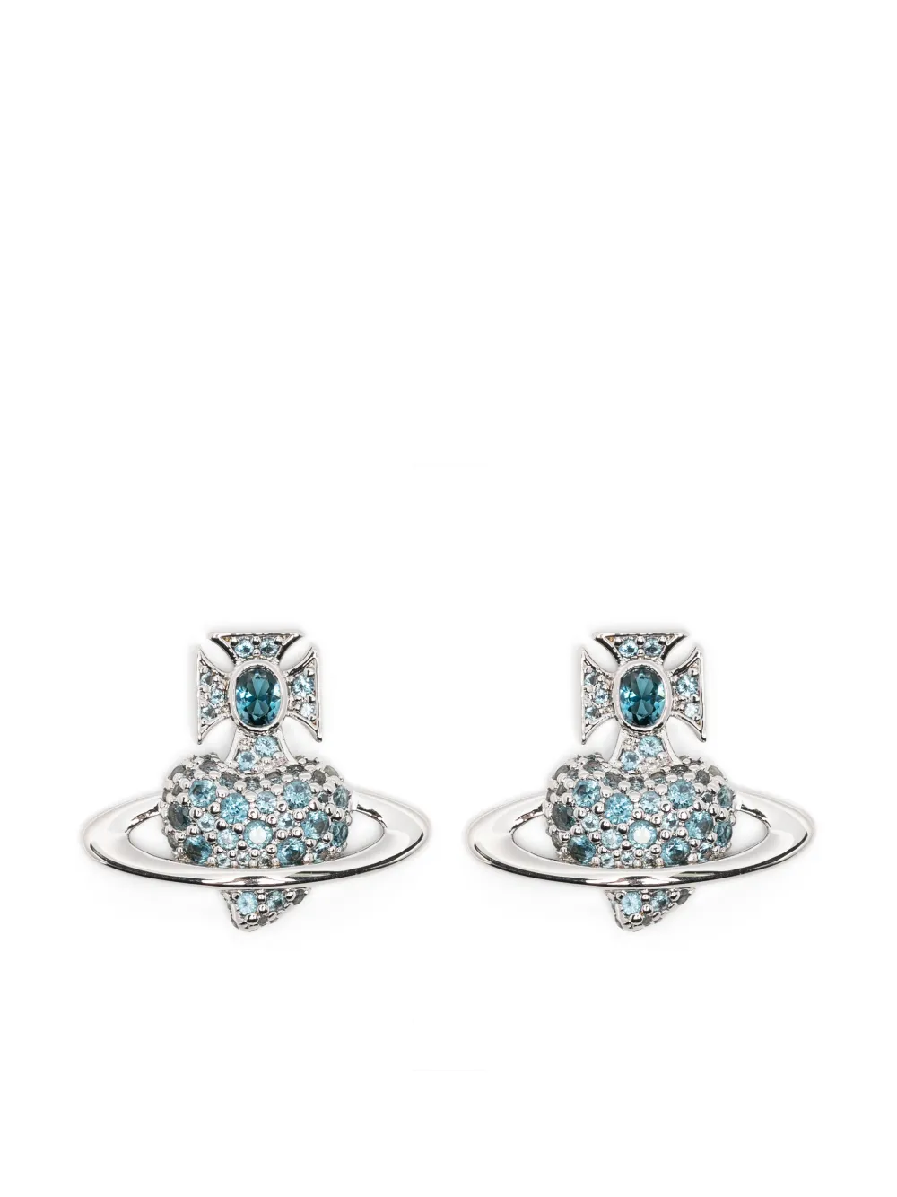 Vivienne Westwood Orb-motif stud earrings - Argento