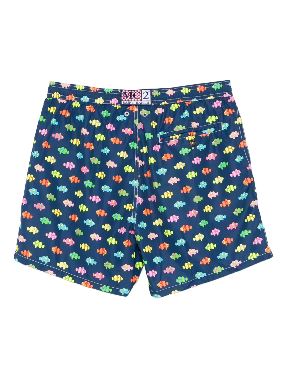 MC2 Saint Barth Lighting Micro Fantasy swim shorts Blauw
