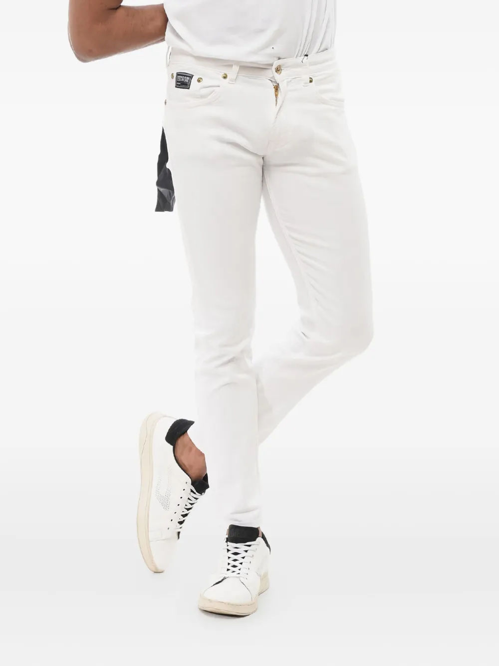 Versace skinny-fit jeans - Wit