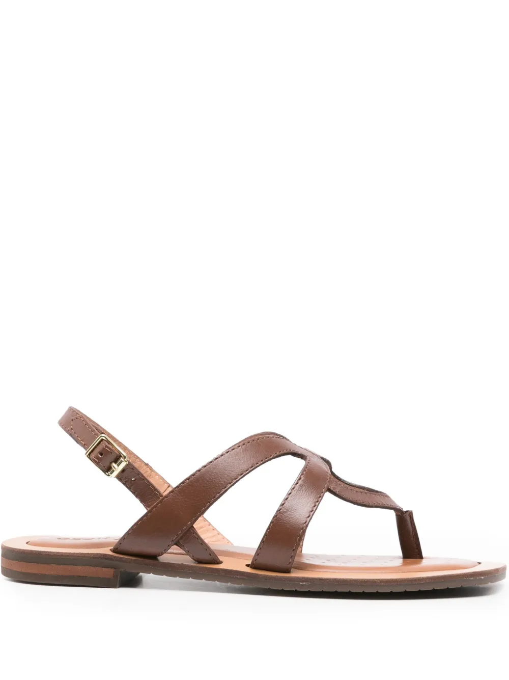 Geox Sozy Leather Buckled Sandals