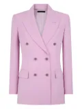 TOM FORD peak lapel double-breasted blazer - Pink