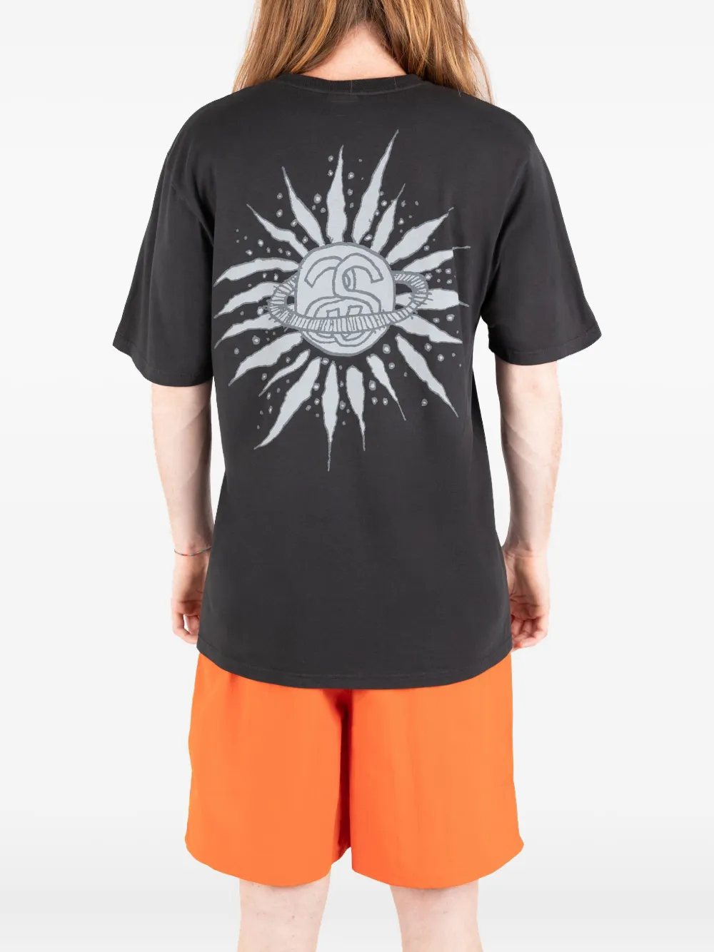 Stussy Graphic-print T-shirt In Black
