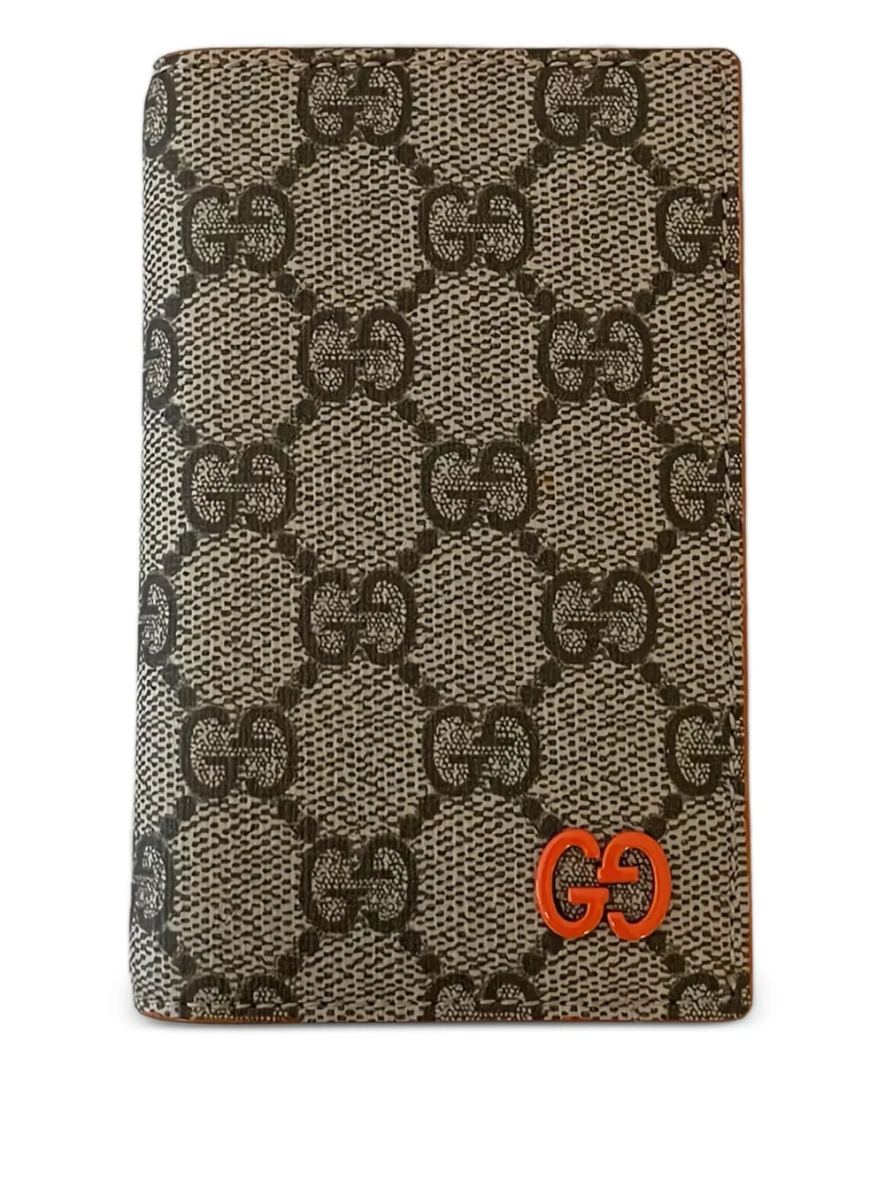 Gucci GG Supreme pasjeshouder met logo Beige
