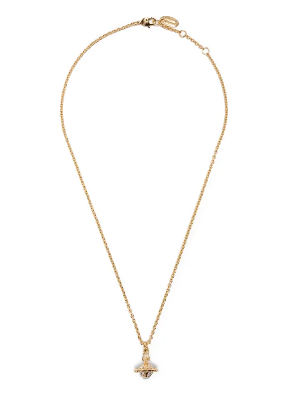 Vivienne Westwood orb-pendant Chain Necklace Gold