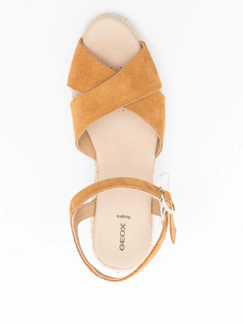 Geox Gelsa ankle-strap wedge espadrilles Yellow