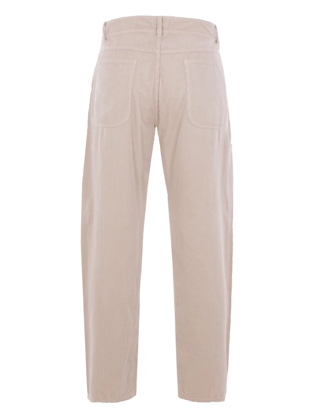 Brunello Cucinelli Corduroy-effect Pocket Trousers In Neutral
